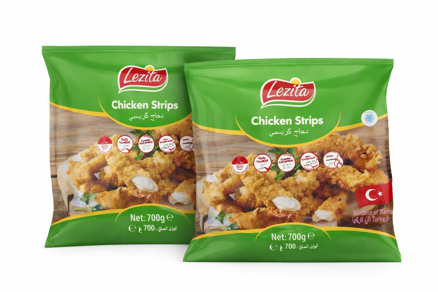 2 X Chicken crispy strips 700g (2 Packets )